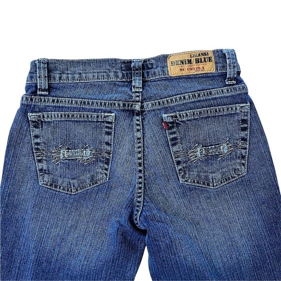 Du Contra Womens Low Rise Boot Cut  Medium Wash Blue‎ Jeans Size 38 (B10024) - Picture 9 of 11